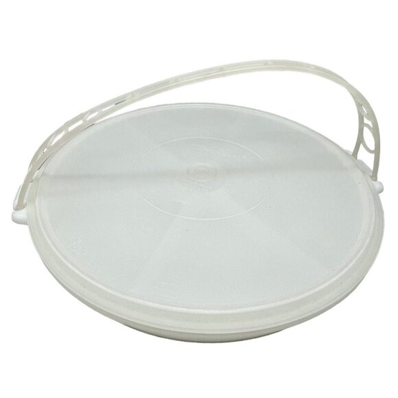 Tupperware Vintage Carolier veggie and relish tray 12.75" diameter 1.75" READ - Picture 1 of 8